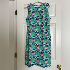 J McLaughlin summer dress. Garden fabric design